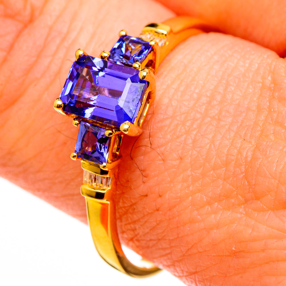 Tanzanite Rings handcrafted by Ana Silver Co - RING100560