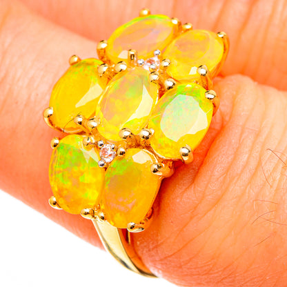 Ethiopian Opal Rings handcrafted by Ana Silver Co - RING100563