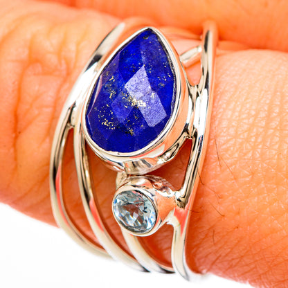 Lapis Lazuli Rings handcrafted by Ana Silver Co - RING100579