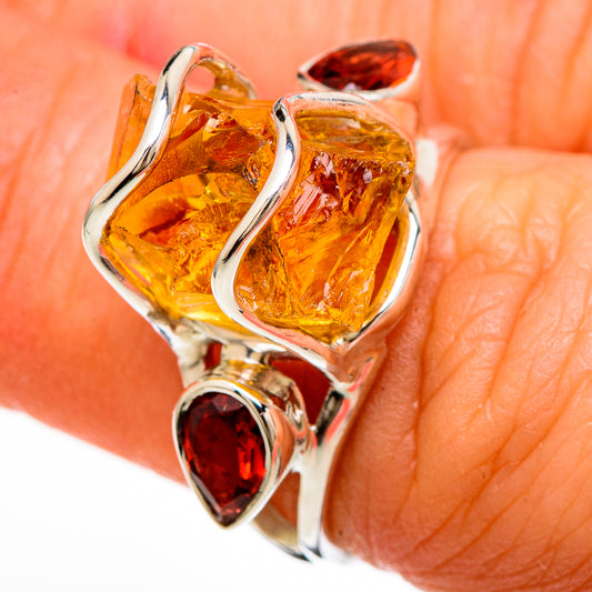 Citrine Rings handcrafted by Ana Silver Co - RING100586