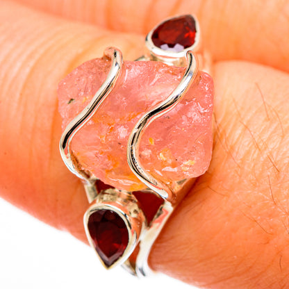 Morganite Rings handcrafted by Ana Silver Co - RING100587
