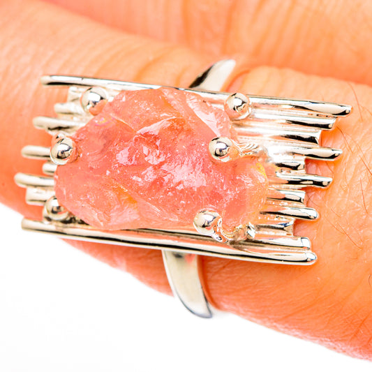 Morganite Rings handcrafted by Ana Silver Co - RING100588