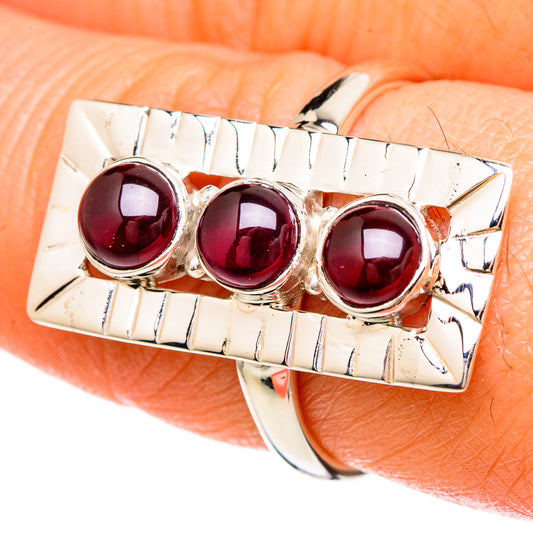 Garnet Rings handcrafted by Ana Silver Co - RING100590