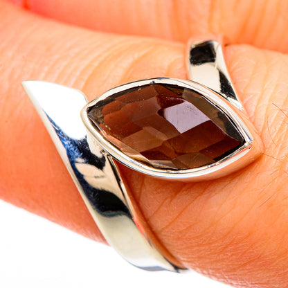 Smoky Quartz Rings handcrafted by Ana Silver Co - RING100611