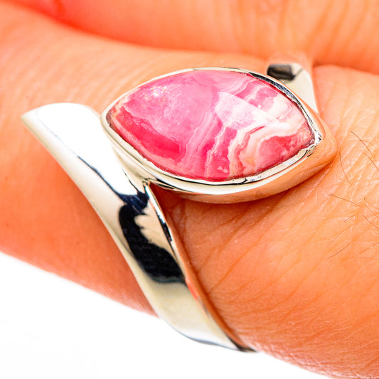 Rhodochorsite Rings handcrafted by Ana Silver Co - RING100615