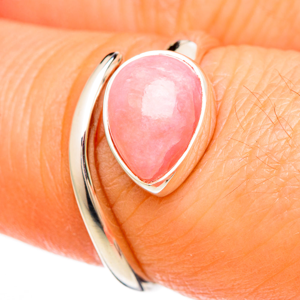 Pink Opal Rings handcrafted by Ana Silver Co - RING100616