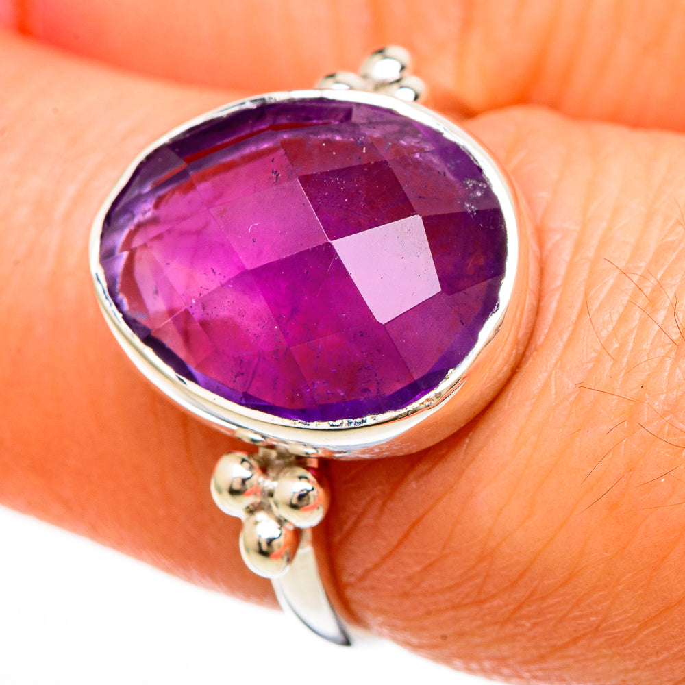 Amethyst Rings handcrafted by Ana Silver Co - RING100617