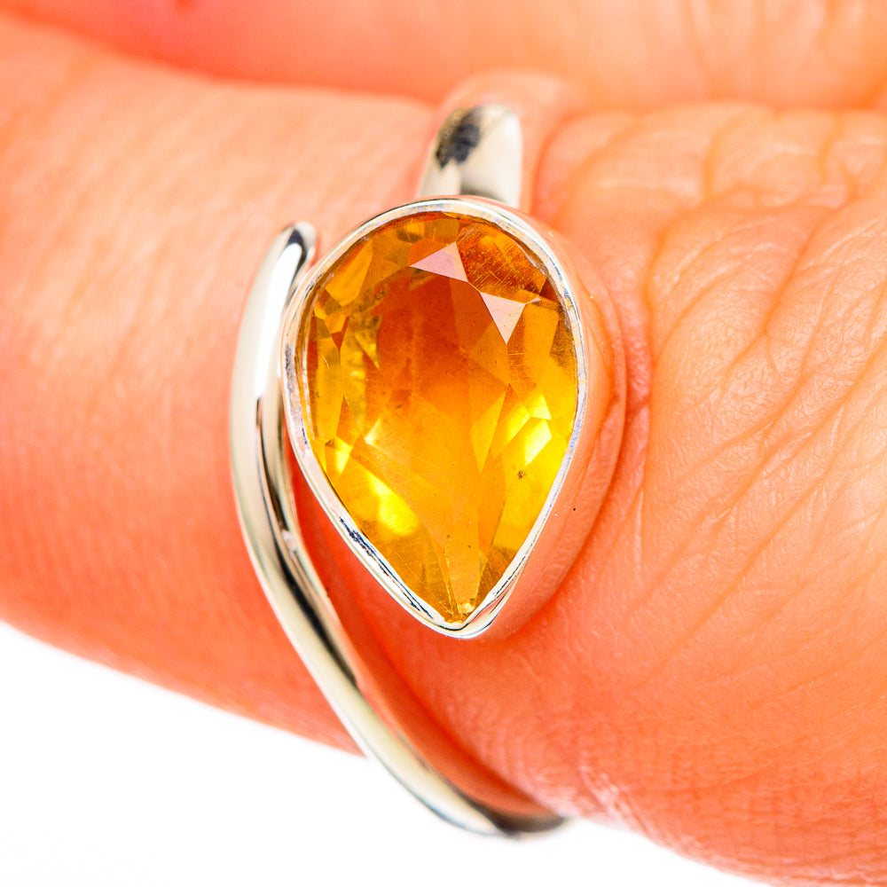 Citrine Rings handcrafted by Ana Silver Co - RING100631