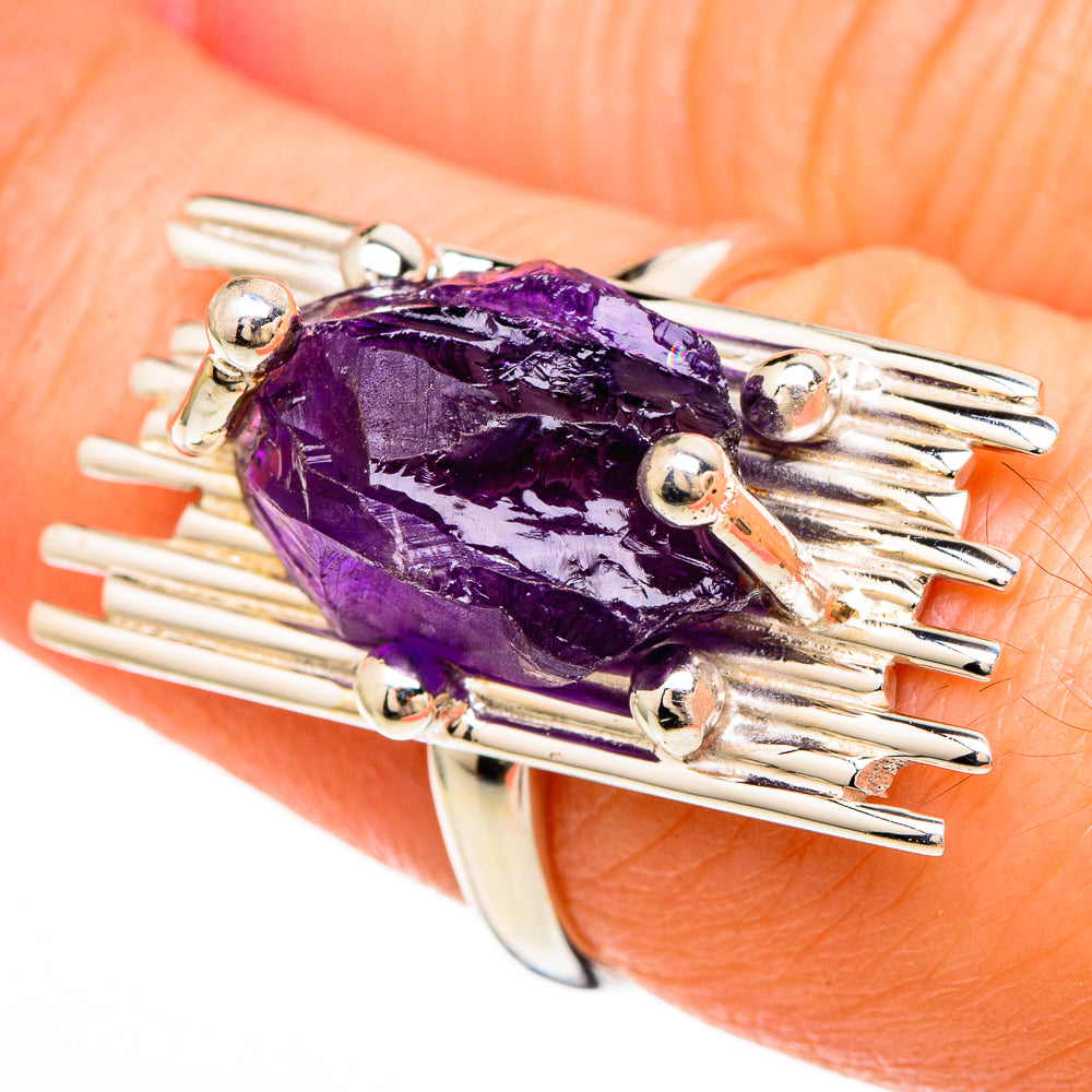 Amethyst Rings handcrafted by Ana Silver Co - RING100638
