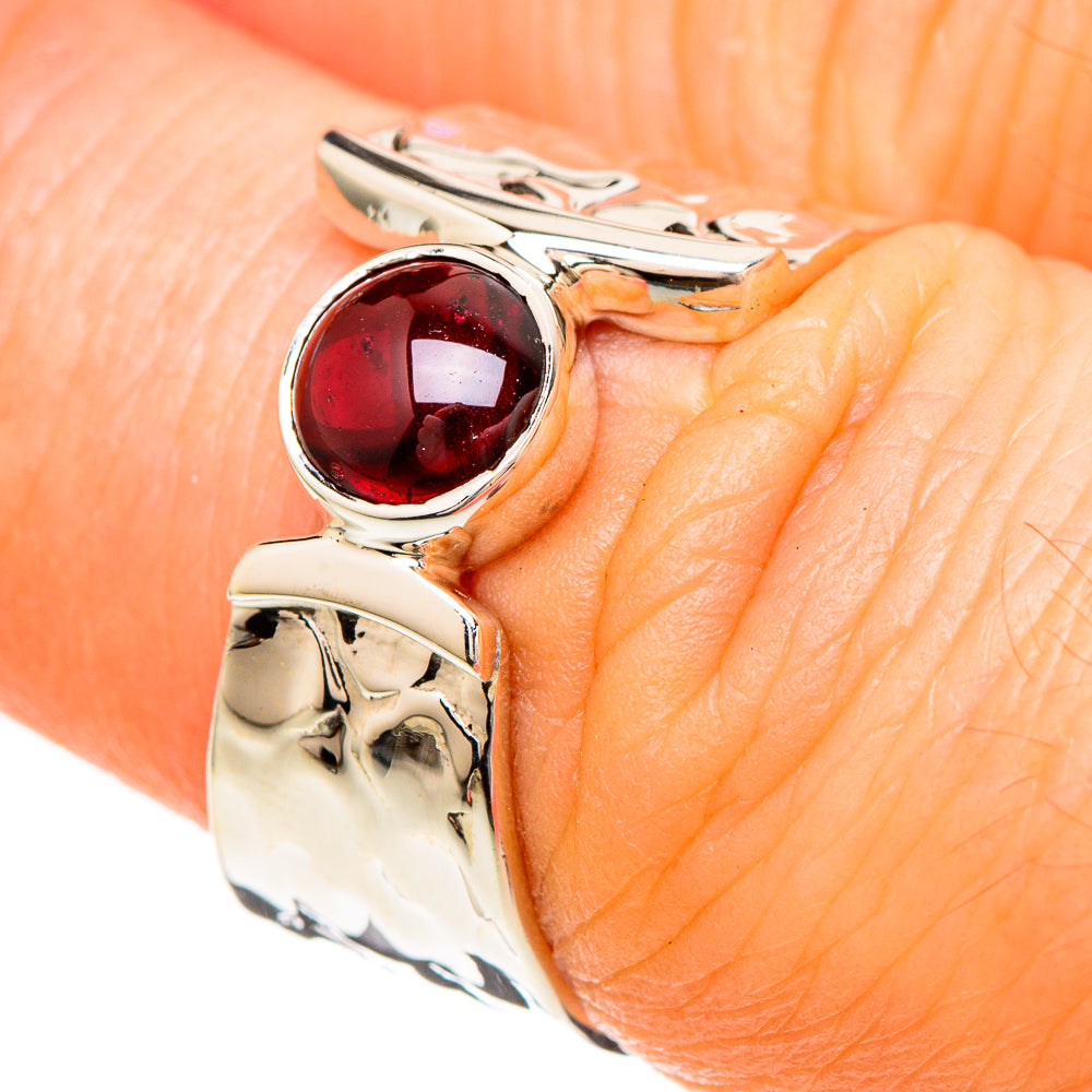 Garnet Rings handcrafted by Ana Silver Co - RING100639