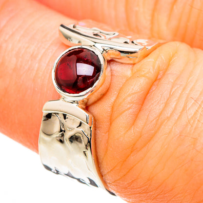 Garnet Rings handcrafted by Ana Silver Co - RING100639