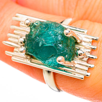 Green Fluorite Rings handcrafted by Ana Silver Co - RING100646