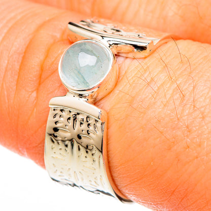 Aquamarine Rings handcrafted by Ana Silver Co - RING100647