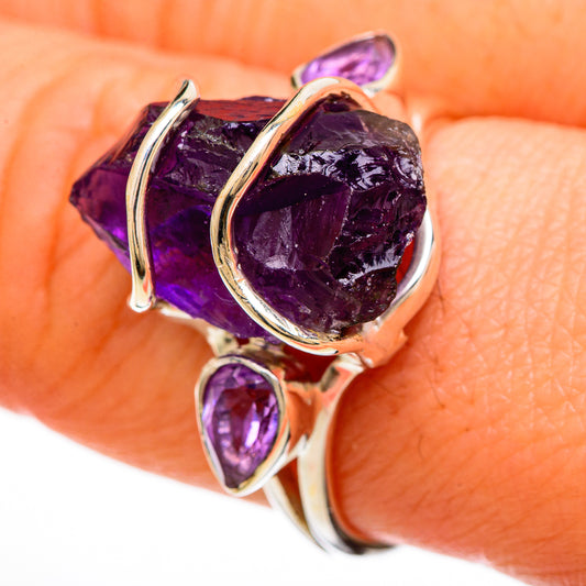 Amethyst Rings handcrafted by Ana Silver Co - RING100653