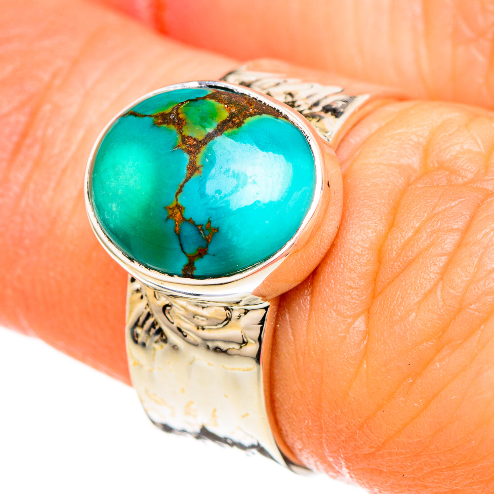 Arizona Turquoise Rings handcrafted by Ana Silver Co - RING100660