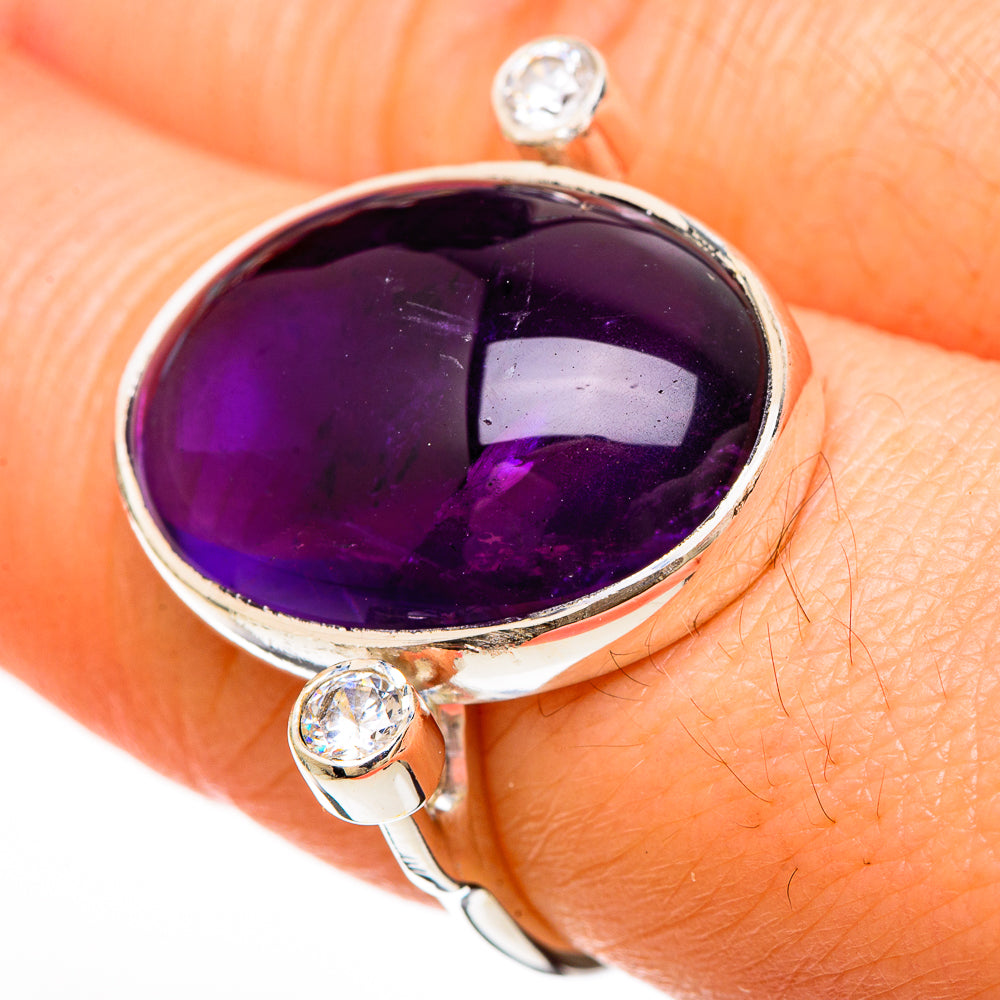 Amethyst Rings handcrafted by Ana Silver Co - RING100661