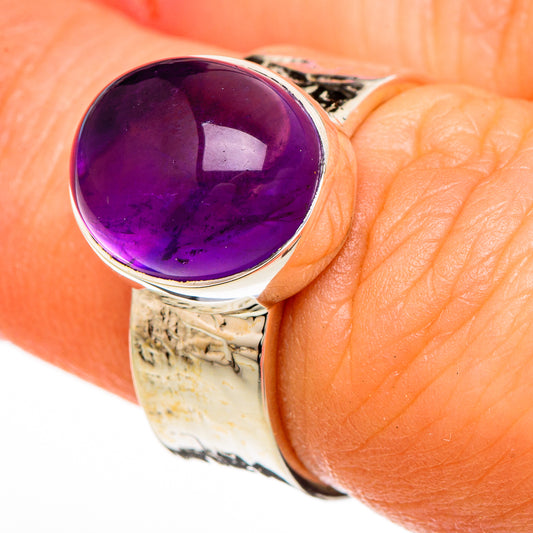 Amethyst Rings handcrafted by Ana Silver Co - RING100663