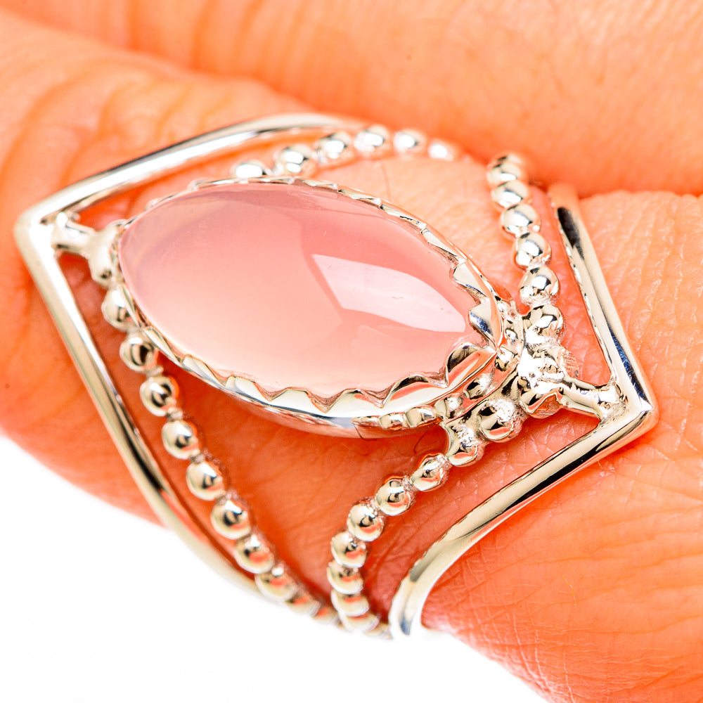 Morganite Rings handcrafted by Ana Silver Co - RING100676