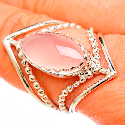 Morganite Rings handcrafted by Ana Silver Co - RING100676