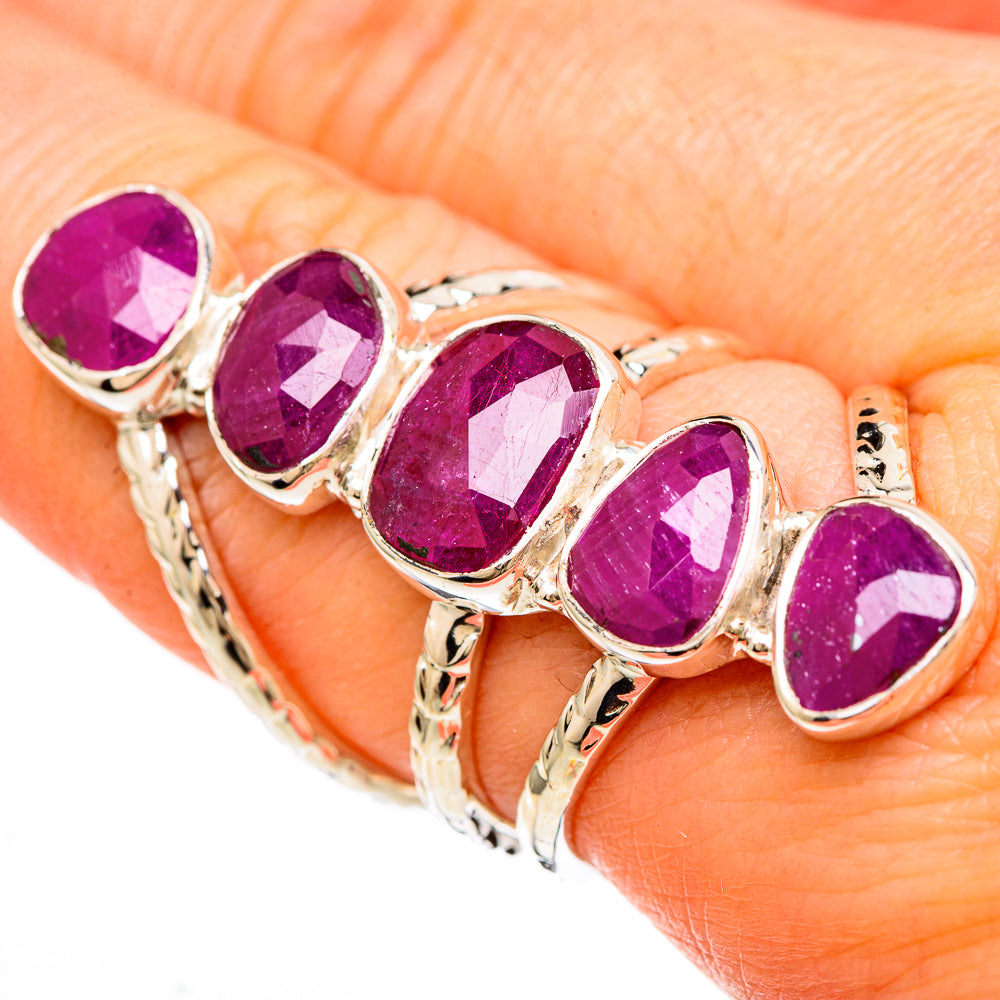 Ruby Rings handcrafted by Ana Silver Co - RING100691
