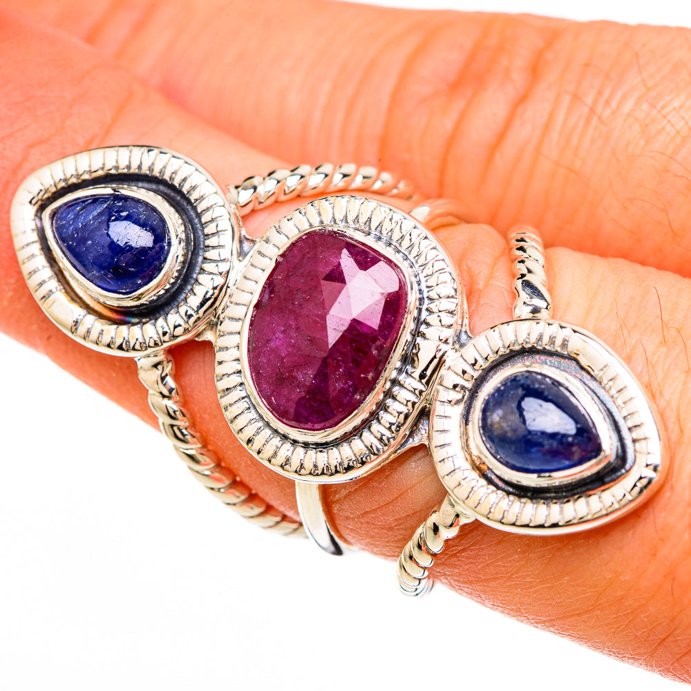 Ruby Rings handcrafted by Ana Silver Co - RING100701