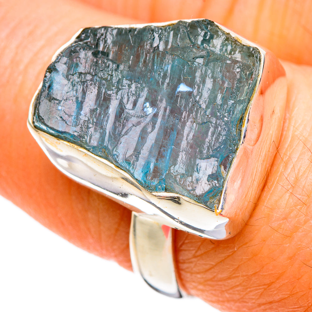 Aquamarine Rings handcrafted by Ana Silver Co - RING100721