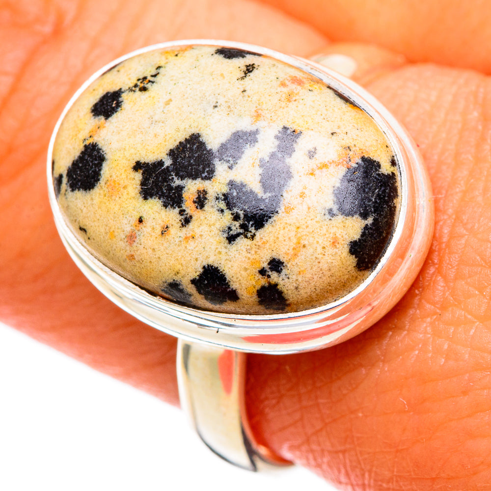 Dalmatian Jasper Rings handcrafted by Ana Silver Co - RING100729
