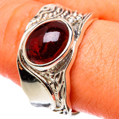 Garnet Rings handcrafted by Ana Silver Co - RING100734