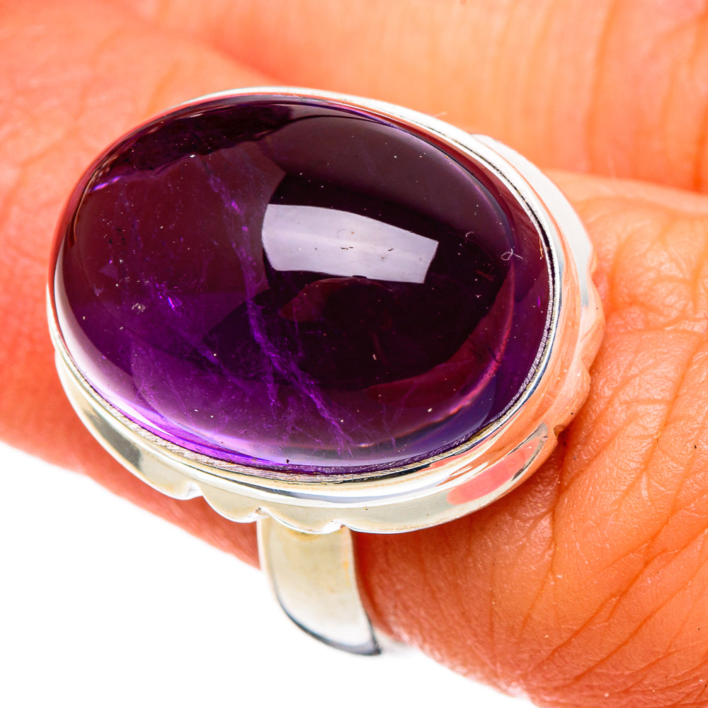Amethyst Rings handcrafted by Ana Silver Co - RING100739