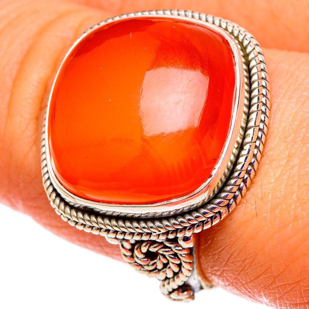 Carnelian Rings handcrafted by Ana Silver Co - RING100755