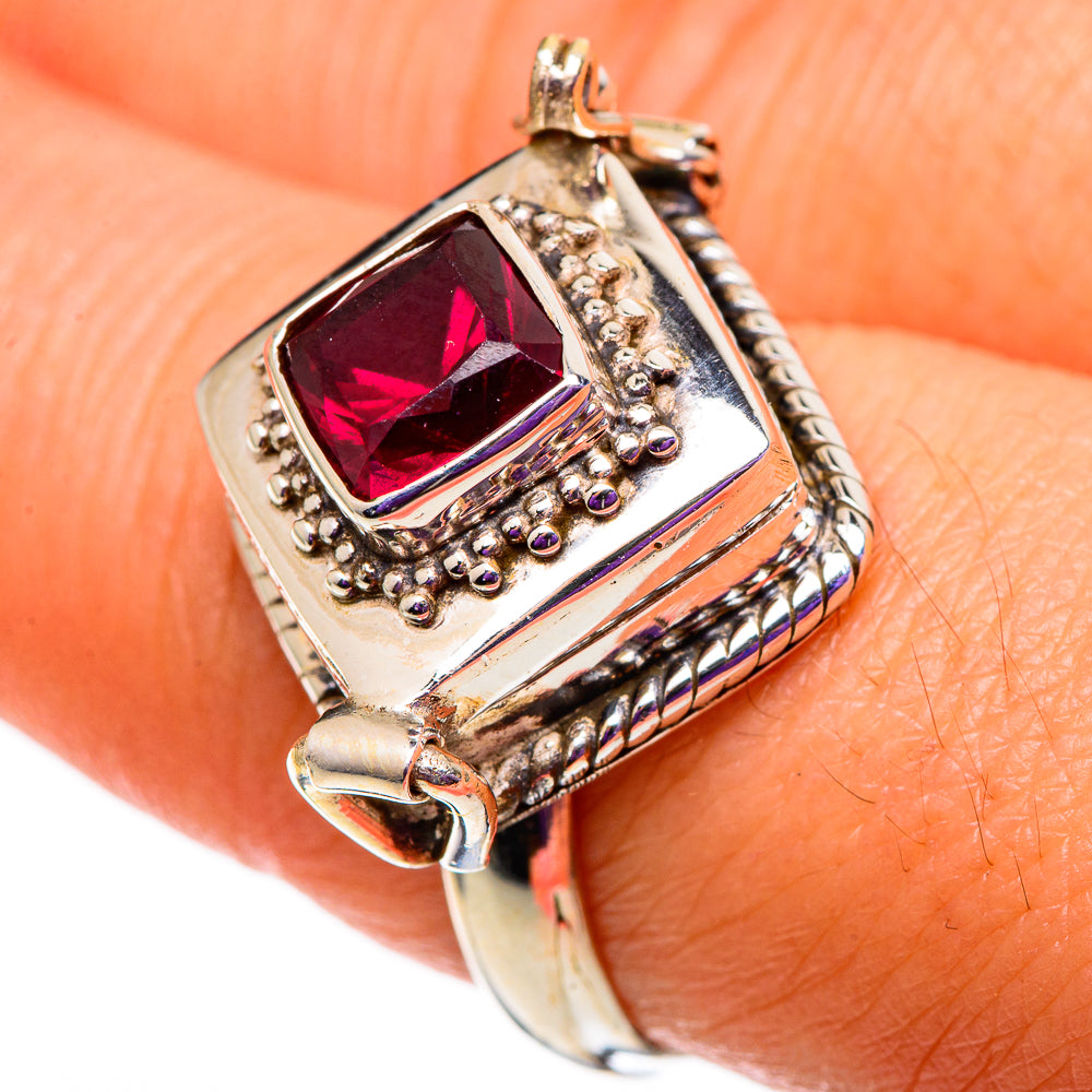 Garnet Rings handcrafted by Ana Silver Co - RING100759
