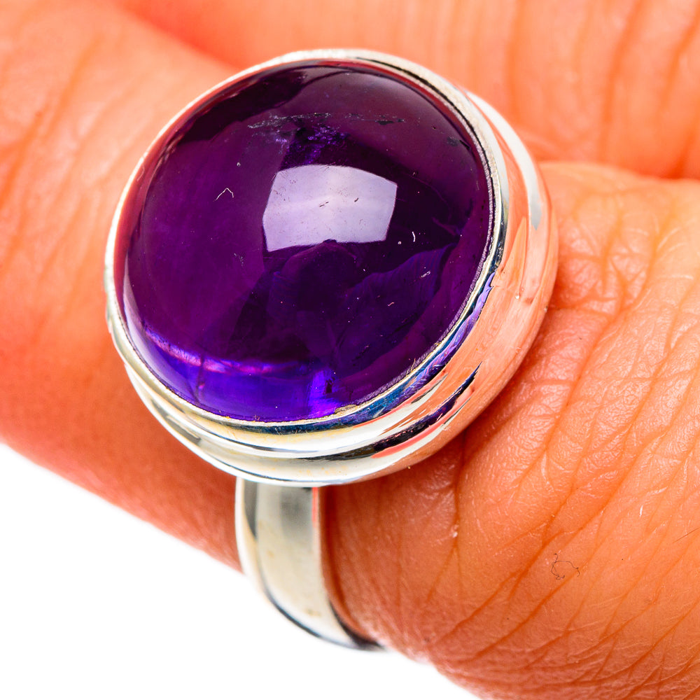 Amethyst Rings handcrafted by Ana Silver Co - RING100763