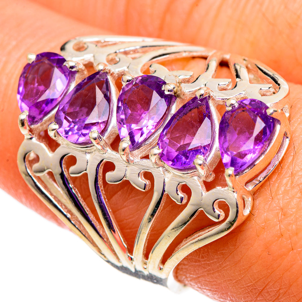 Amethyst Rings handcrafted by Ana Silver Co - RING100764