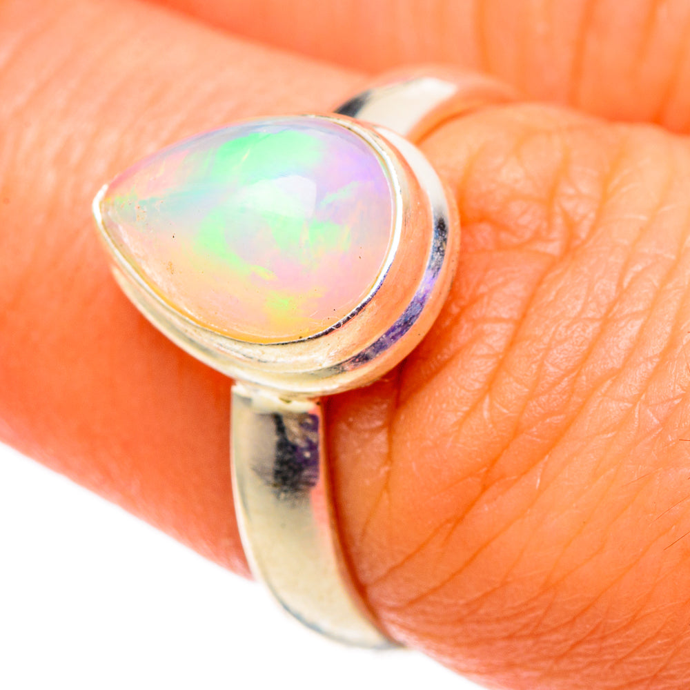 Ethiopian Opal Rings handcrafted by Ana Silver Co - RING100769