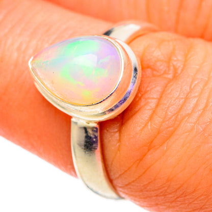 Ethiopian Opal Rings handcrafted by Ana Silver Co - RING100769