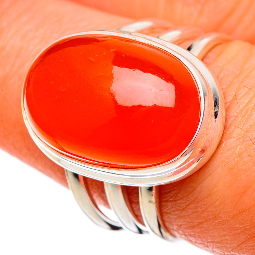 Carnelian Rings handcrafted by Ana Silver Co - RING100780