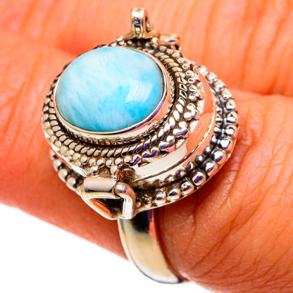 Larimar Rings handcrafted by Ana Silver Co - RING100795