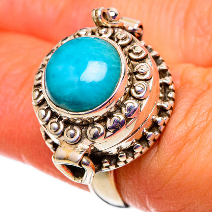 Larimar Rings handcrafted by Ana Silver Co - RING100796