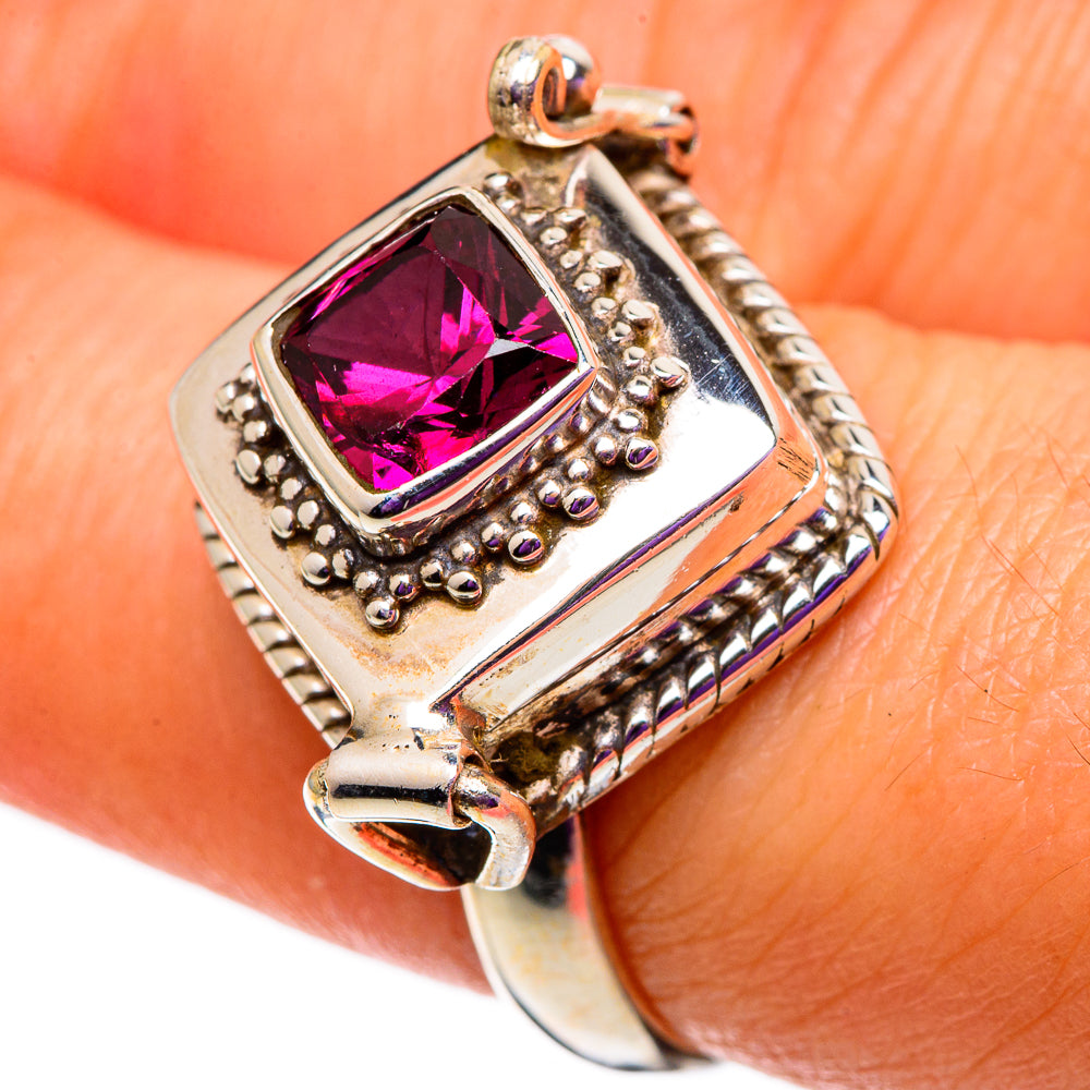 Rhodolite Garnet Rings handcrafted by Ana Silver Co - RING100804