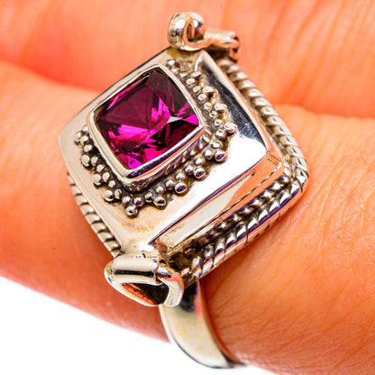 Rhodolite Garnet Rings handcrafted by Ana Silver Co - RING100804