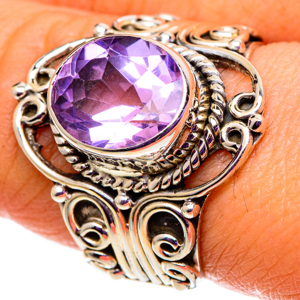 Amethyst Rings handcrafted by Ana Silver Co - RING100806
