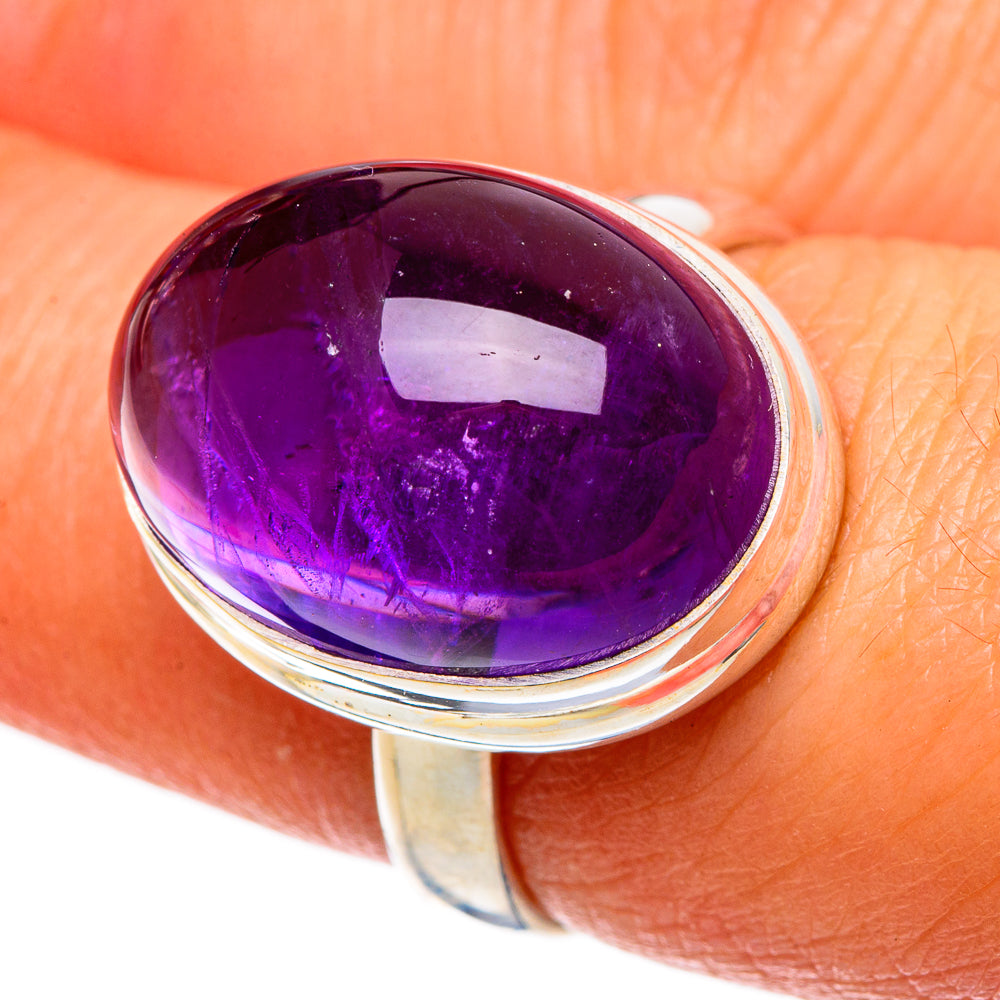 Amethyst Rings handcrafted by Ana Silver Co - RING100807