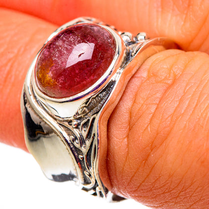 Pink Tourmaline Rings handcrafted by Ana Silver Co - RING100816