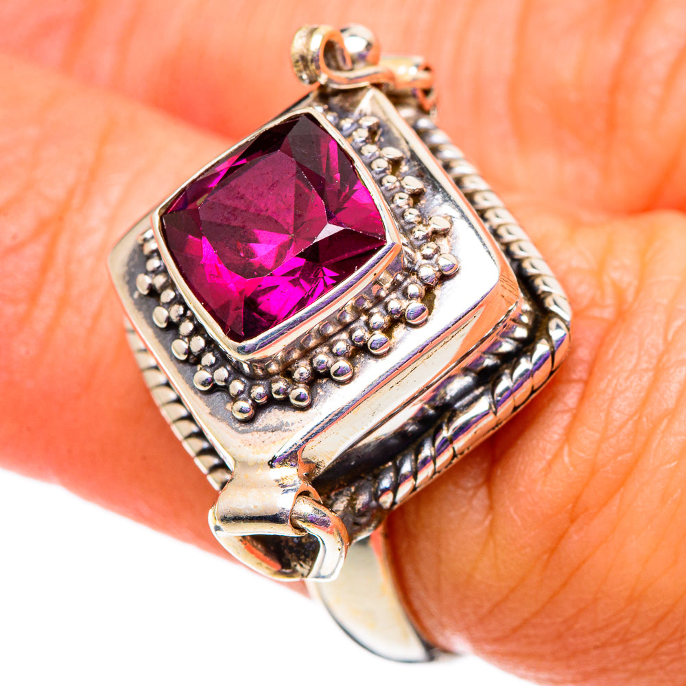 Garnet Rings handcrafted by Ana Silver Co - RING100821