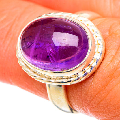 Amethyst Rings handcrafted by Ana Silver Co - RING100825