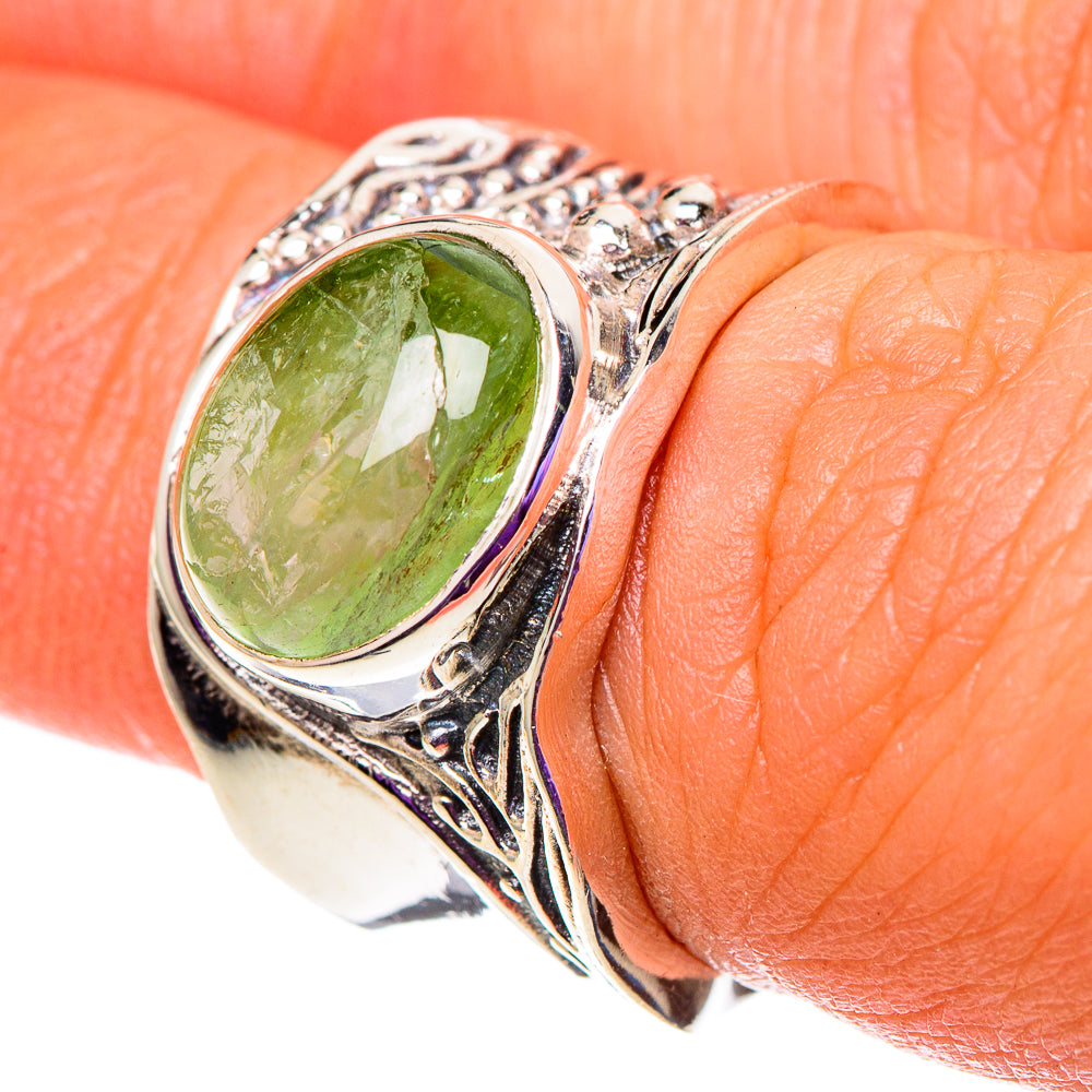 Prehnite Rings handcrafted by Ana Silver Co - RING100832