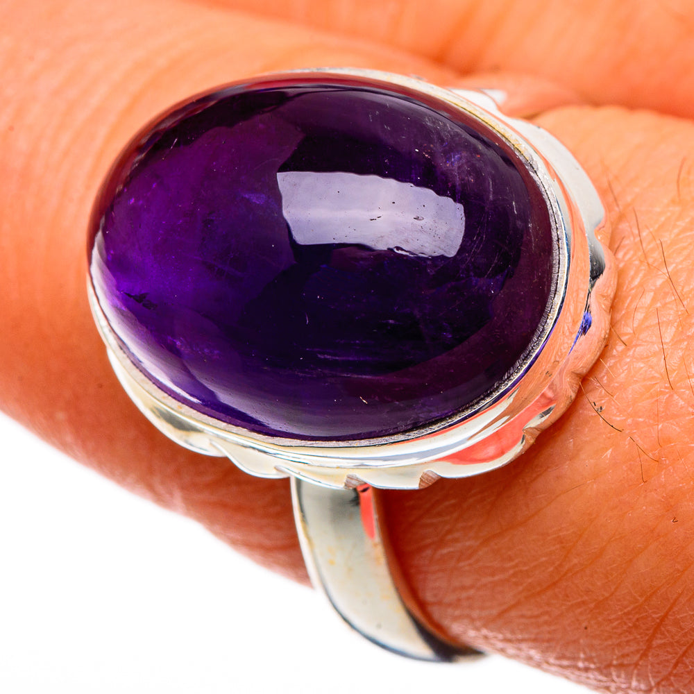 Amethyst Rings handcrafted by Ana Silver Co - RING100841
