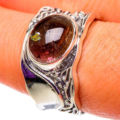 Pink Tourmaline Rings handcrafted by Ana Silver Co - RING100845