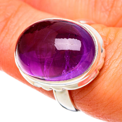 Amethyst Rings handcrafted by Ana Silver Co - RING100858