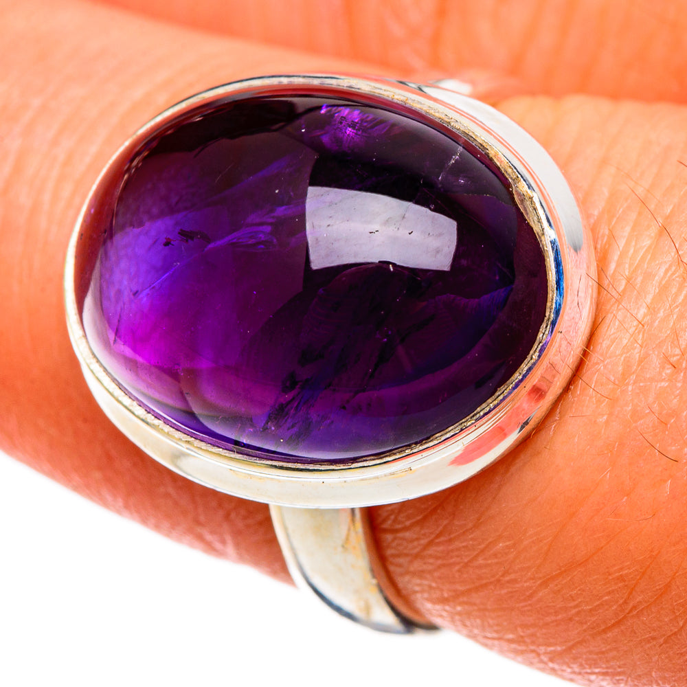 Amethyst Rings handcrafted by Ana Silver Co - RING100868